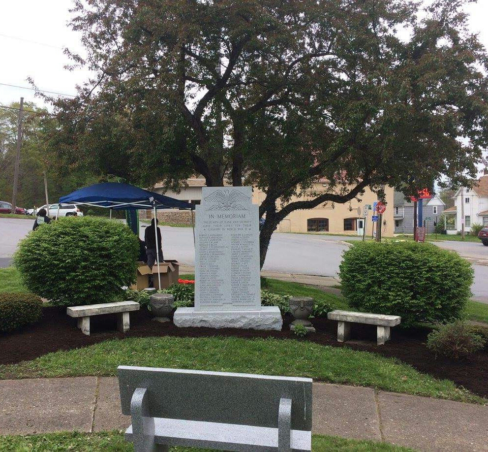 Kane, PA WWII Memorial